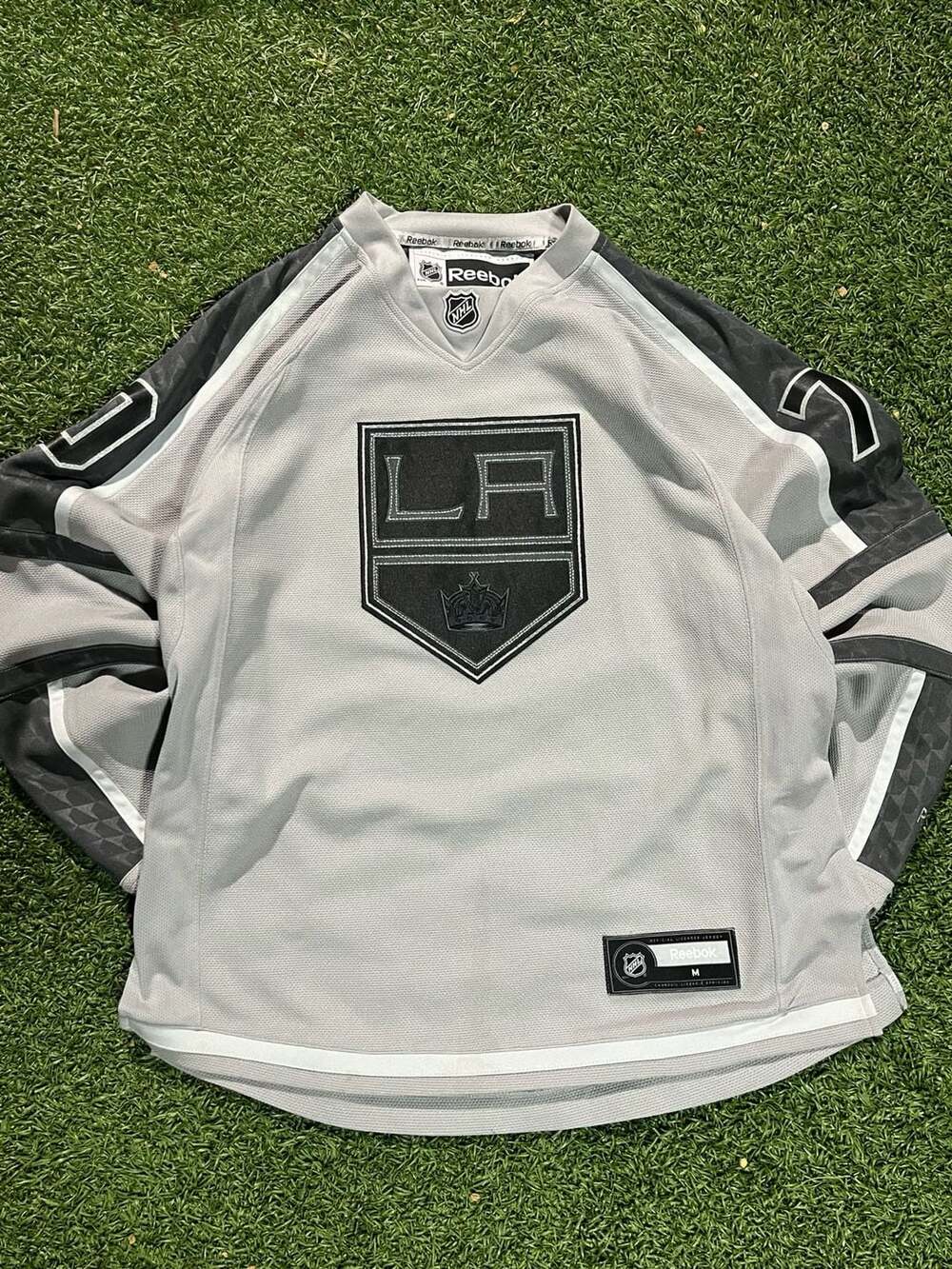 Reebok Los Angeles Kings Tanner Pearson #70 Gray Alternate Premier Hockey Jersey